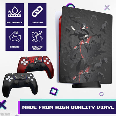 PS5 Console Controller Wrap Vinyl Sticker   PlayStation 5 Console