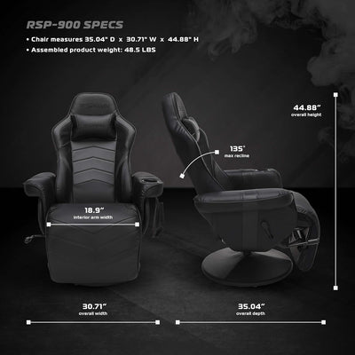 900 Gaming Recliner - Video Games Console Recliner Chair, Computer