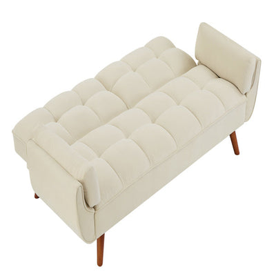LuneluX – Adjustable Linen Sofa Chair (Beige)