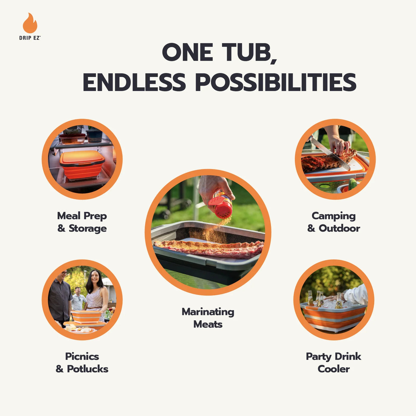BBQ & Meal Prep Tub