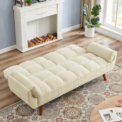 LuneluX – Adjustable Linen Sofa Chair (Beige)