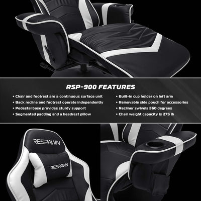 900 Gaming Recliner - Video Games Console Recliner Chair, Computer