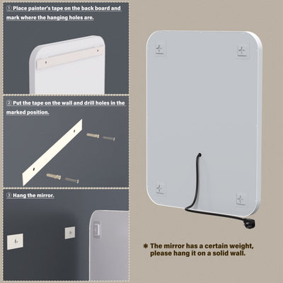 LuneluX_Home – Smart LED Bathroom Mirror with Anti-Fog & Touch Control