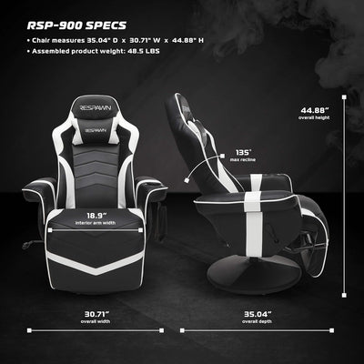 900 Gaming Recliner - Video Games Console Recliner Chair, Computer