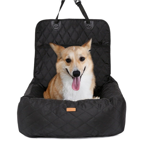 2 In 1 Pet Dog Carrier Folding Car Seat Pad Thickened Multi-purpose