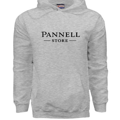 Lend a Hand - Gray pullover hoodie from Pannell Store featuring a classic design.