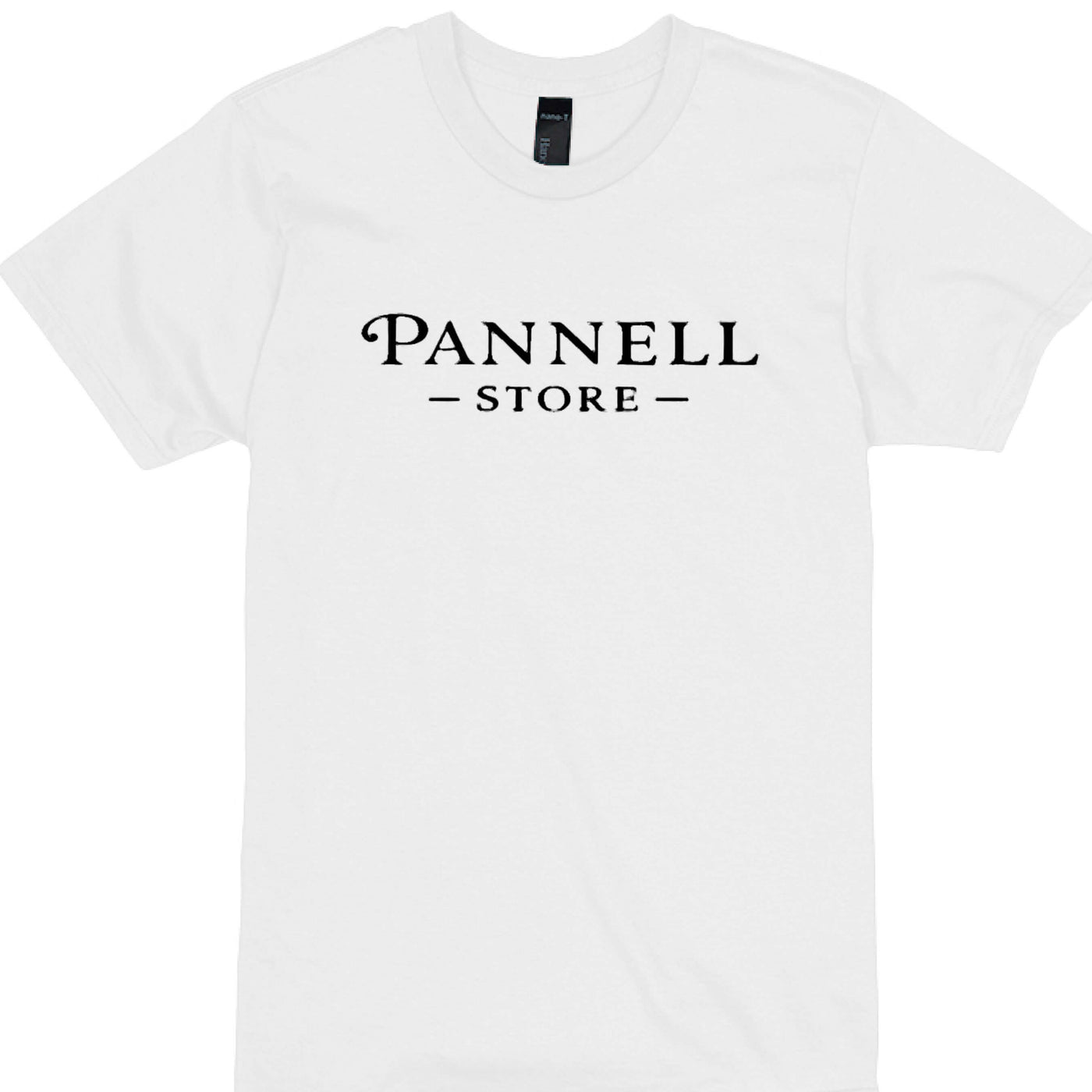 Addicted Tees Light featuring Pannell Store logo on a white t-shirt, perfect for casual wear.