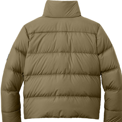 Back view of the Ladies OR-PS Jacket - Puffer Jacket showcasing its insulated design and stylish silhouette.
