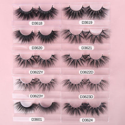 3D Mink Eyelashes Wholesale 30/40//50 Pairs Fuffly Luxury False