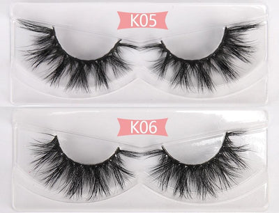 100 Pairs 3D Mink Lashes Wholesale Bulk  3D Mink Eyelashes Thick Long