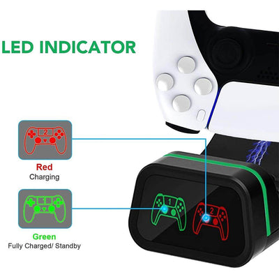 Controller Charging Dock For PS5 , Xbox Series S/X , Nintendo Switch