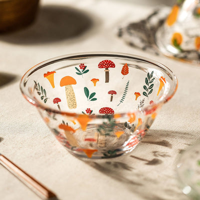 Mushroom Glass Bowl