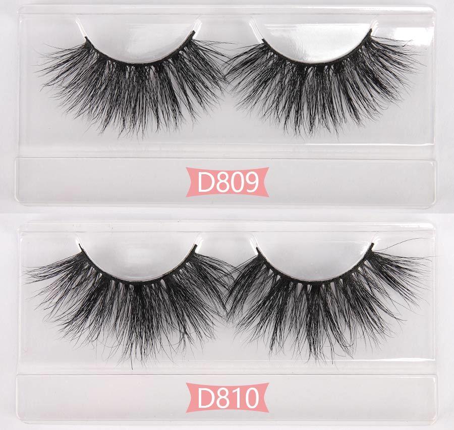 Wholesale Eyelashes100 Pairs 3D Mink Eyelashes 25MM Thick Long Wispy