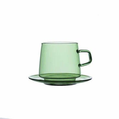 Retro Glass Mug Set