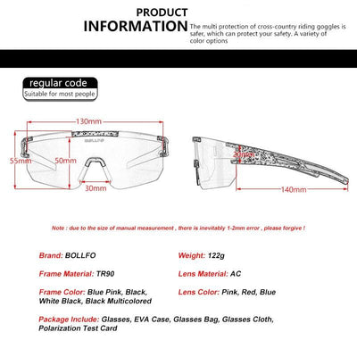 Cycling Sunglasses Polarized Bicycle Glasses UV400 Outdoor Sports