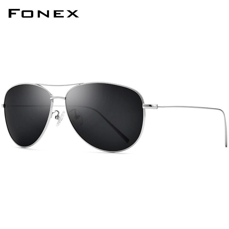 Titanium Polarized Sunglasses Men New Aviation Sun Glasses for Men