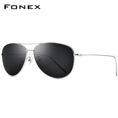Titanium Polarized Sunglasses Men New Aviation Sun Glasses for Men