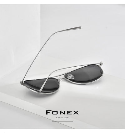 Titanium Polarized Sunglasses Men New Aviation Sun Glasses for Men