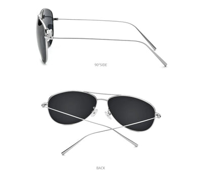 Titanium Polarized Sunglasses Men New Aviation Sun Glasses for Men