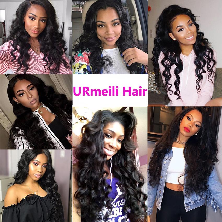 10a grade brazilian hair loose wave bundles with closures human hair