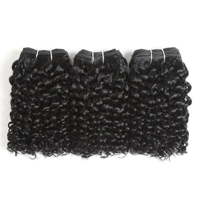 Super Double Drawn 12A Grade Jerry Curl BUNDLES with CLOSURES & FRONTA